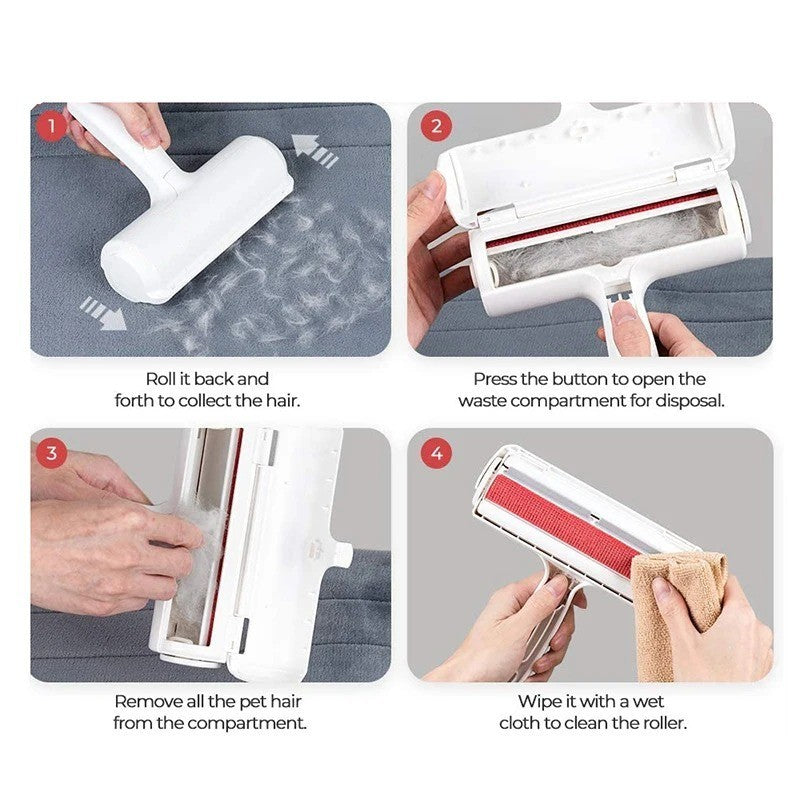 Chom Chom Roller Pet Hair Remover and Reusable Lint Roller Chomchom Cat,Dog Pet